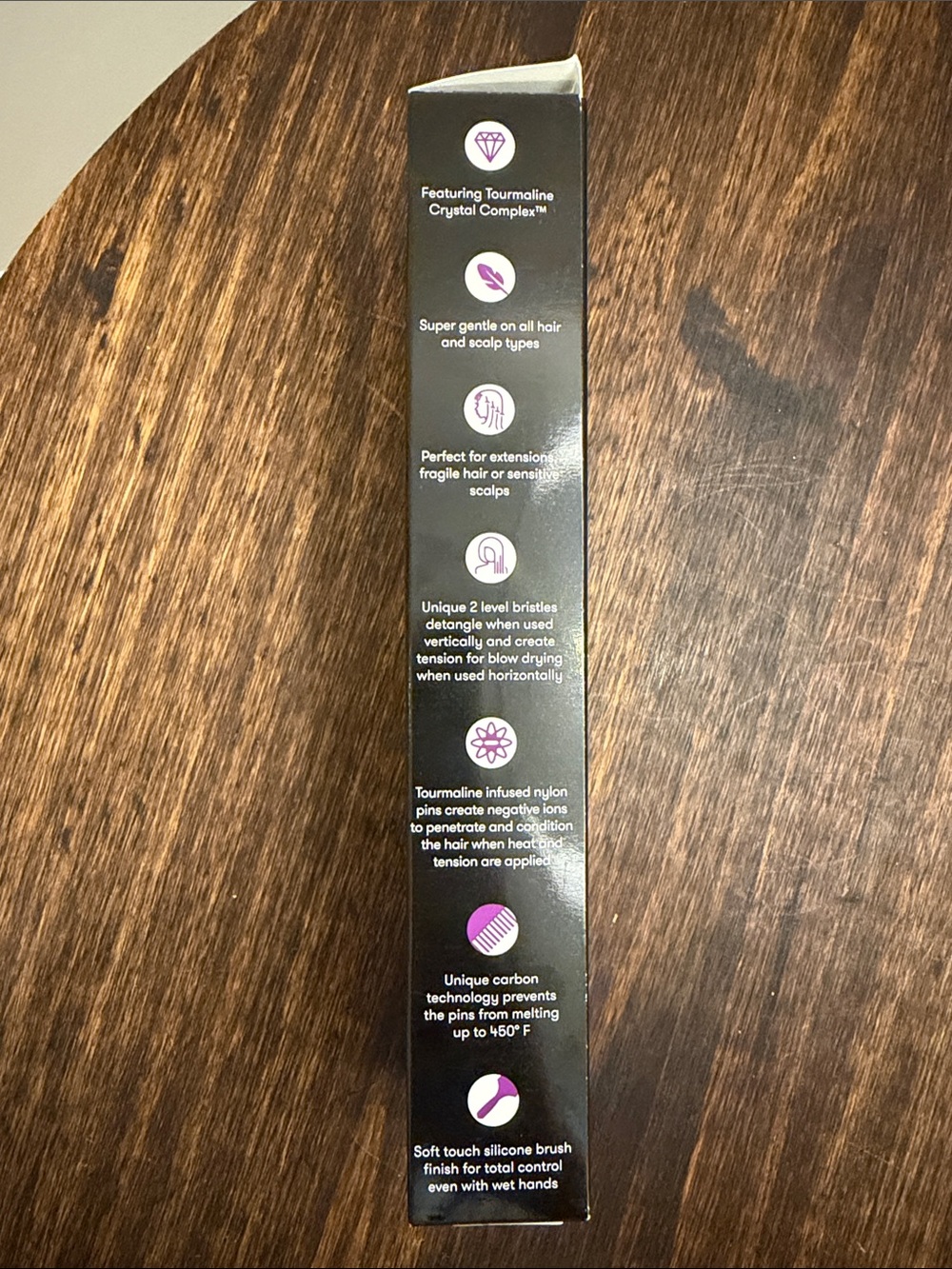 ergo Mini Ionic Paddle Brush - Picture 4 of 5